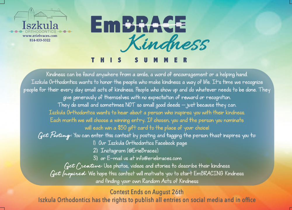 EmBRACE Kindness Summer Contest