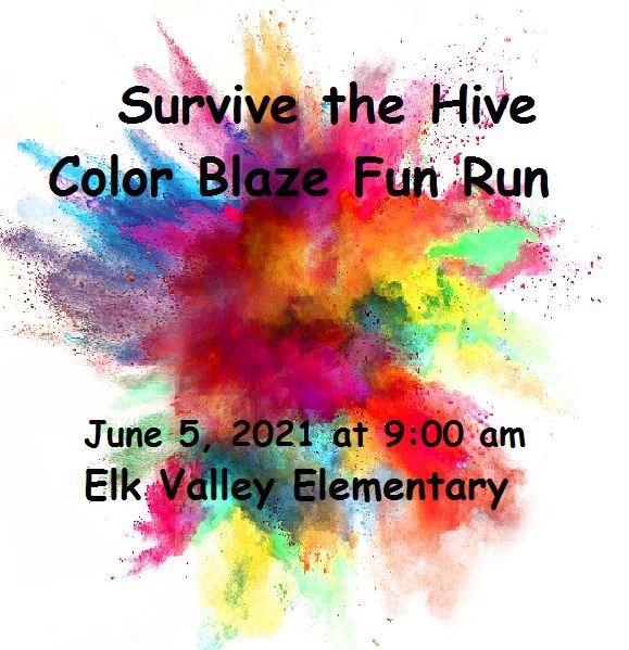 Proud Sponsor of Survive the Hive Color Blaze Fun Run
